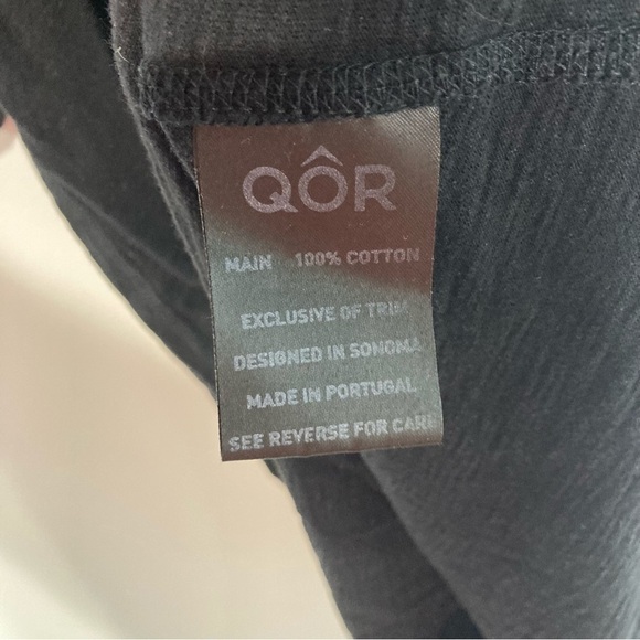 QOR raglan v-neck t-shirt size large - Picture 4 of 5